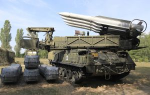 Anti-aircraft missile system Buk-M1