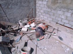 The corpse of a woman