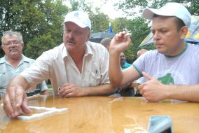 Championship of builders on the domino game
