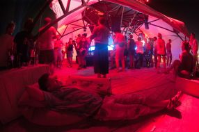 Young people rests on "KaZantip-2012"