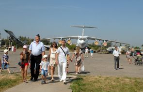 An excursion in a museum