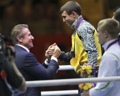 Vasiliy Lomachenko and Sergey Bubka