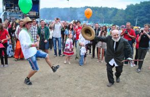 The grandfather with young man