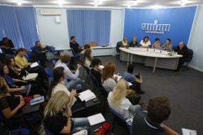 Press-conference participants