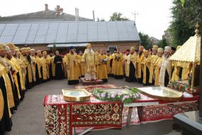 Participants of religious procession