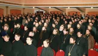 Participants of solemn academy