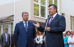 Viktor Yanukovich and Vladimir Yatsuba
