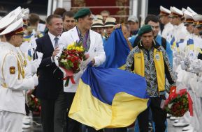 Sergey Bubka, Aleksandr Usik and Vasiliy Lomachenko