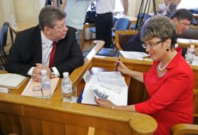 The Cabinet meeting participants