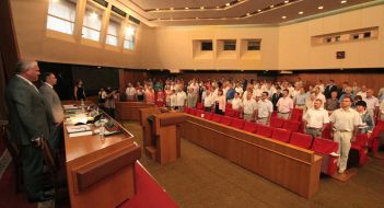 The Supreme Council of the Autonomous Republic of Crimea meeting