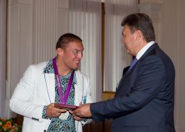 Viktor Yanukovich and Valeriy Andreytsev