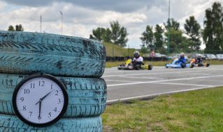 The participants of carting races