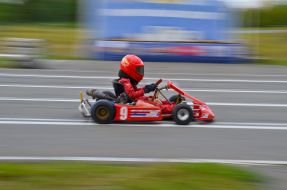 The participant of carting races