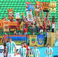 The players of FC «Karpaty» (Lvov)