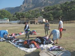 Trade of second-hand in the open air