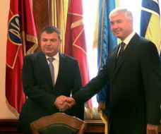 Dmitriy Salamatin and Anatoliy Serdyukov