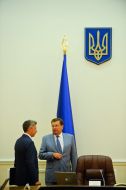 Yuriy Boyko and Konstantin Grishchenko
