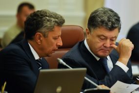 Yuriy Boyko and Petr Poroshenko