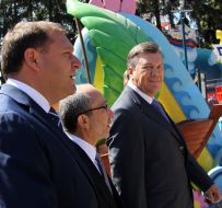 Mikhail Dobkin, Viktor Yanukovych and Gennady Kernes