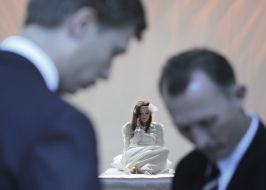 The girl in the image of Sleeping Beauty