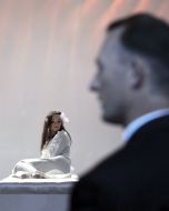 The girl in the image of Sleeping Beauty