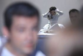 The girl in the image of Sleeping Beauty