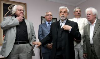 Ivan Drach, Les Tanyuk and Leonid Novokhatko