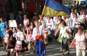 Учасники фестивалю "Поліське літо з фольклором"