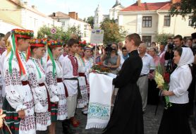 Учасники фестивалю "Поліське літо з фольклором"