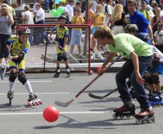 Hockey on rollers