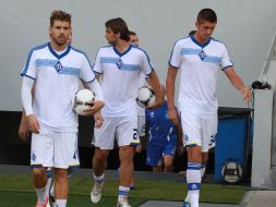 Miguel Veloso, Niko Kranjcar and Yevgeniy Khacheridi