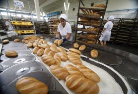 Workers at the plant