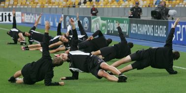 Players of FC "Borussia" (Mönchengladbach)