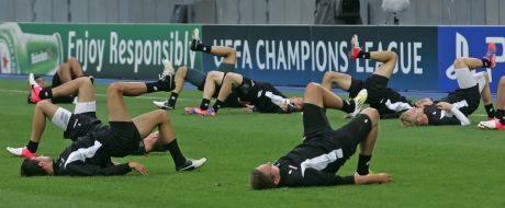 Players of FC "Borussia" (Mönchengladbach)