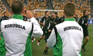 Players of FC "Borussia" (Mönchengladbach)