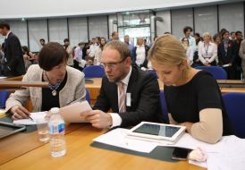 Valentina Telichenko, Sergey Vlasenko and Evgeniya Timoshenko