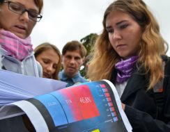 Участница акции