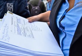 Участница акции