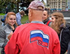 Участница акции