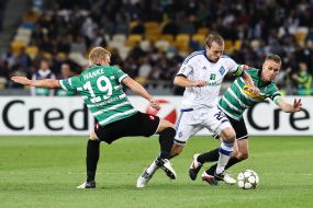 Mike Hanke, Filip Daems and Oleg Gusev