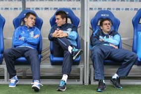 The players of FС «Dnepr» (Dnepropetrovsk)