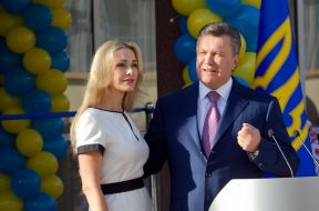 Viktor Yanukovich and Olga Sumskaya