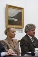 Alain Tapie and Tatyana Mirinova