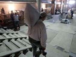 Construction of the metro station "Hippodrome"