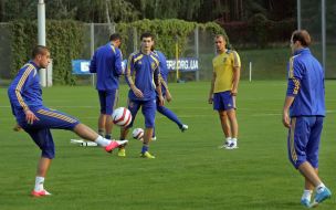 Players football team of Ukraine