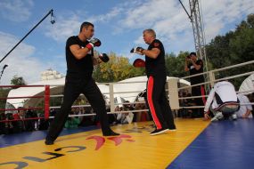 Vitaliy Klichko and Fritz Sdunek