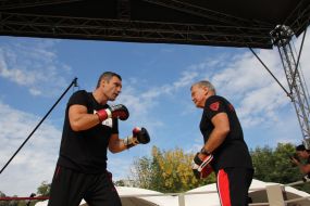 Vitaliy Klichko and Fritz Sdunek