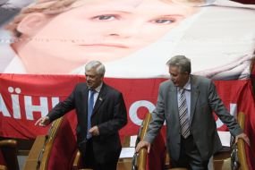 Placard with representing Timoshenko