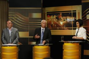 Anatoliy Tolstoukhov, Vladimir Zubanov and Rena Nazarova
