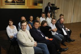 Guests and participants of "Kiev forum" social talk-NOshow